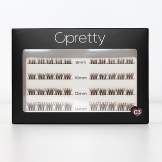 03 BROWN DIY Cluster Lashes - Opretty