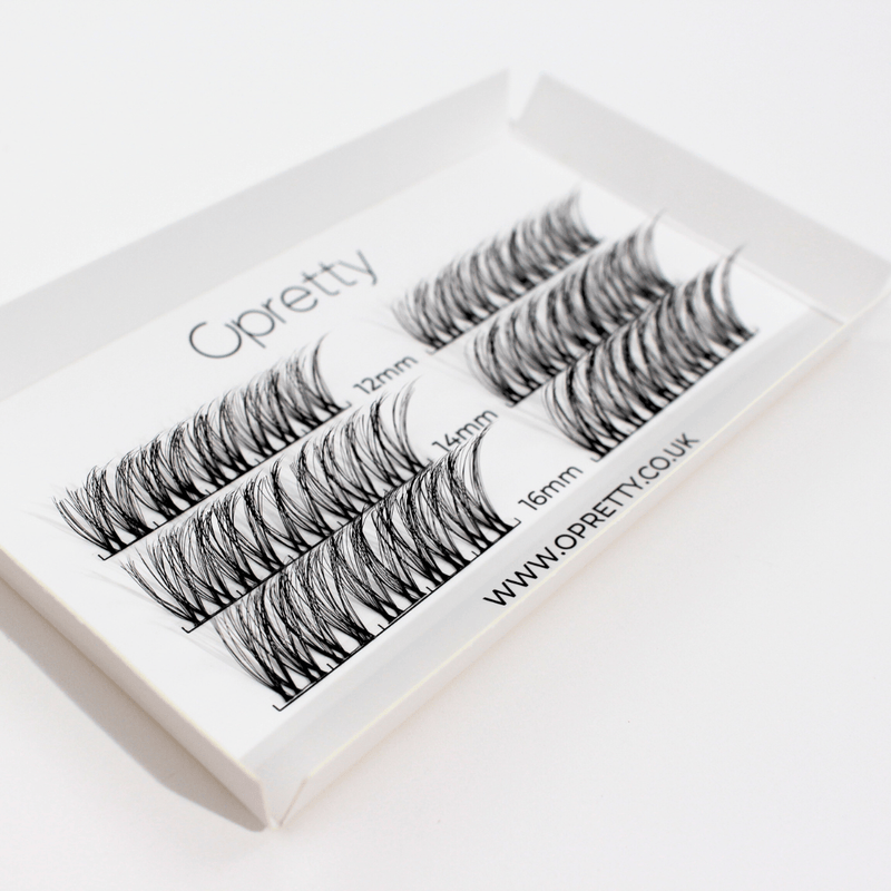 DIY Cluster Lashes NATURAL Individual 01 - Opretty