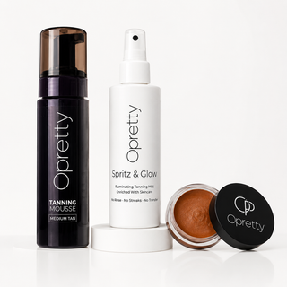Bronze Glow Bundle | Cream Bronzer, Tanning Mousse & Spritz & Glow