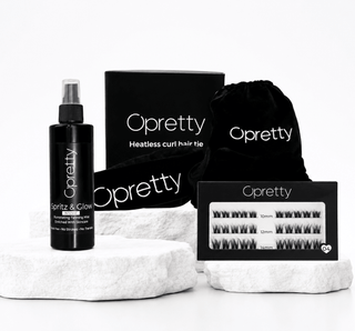 The Weekly Prep Bundle | Heatless Curls, Lashes, Tan & Lip Treatment - Opretty