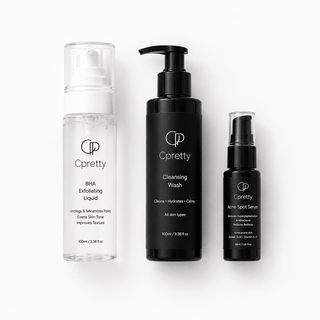 Clear Skin Bundle | BHA Toner, Deep Cleansing Wash & Spot Serum - Opretty