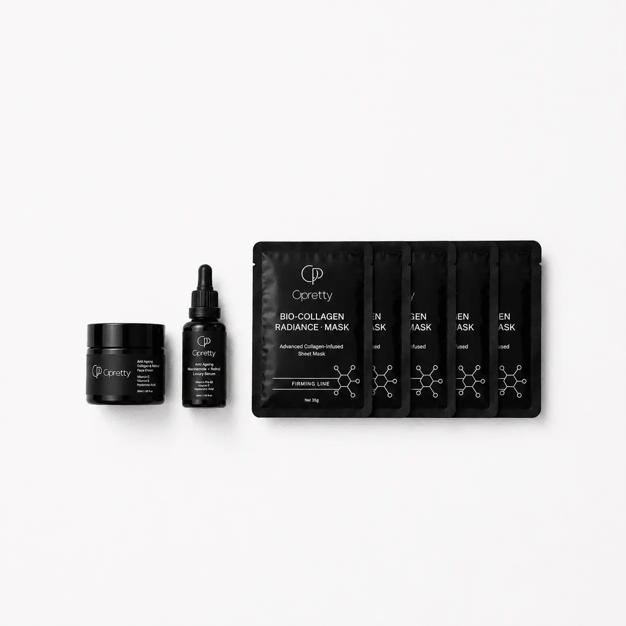 Retinol & Collagen Glow Bundle – Luxury Anti-Ageing Skincare Set - Opretty