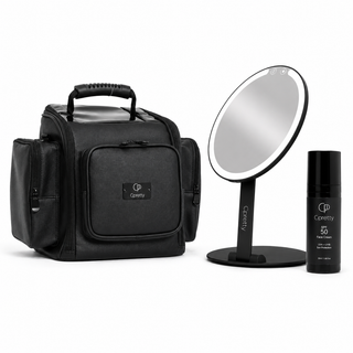 Summer Holiday Beauty Bundle | Travel Bag, LED Mirror & SPF 50