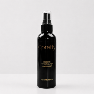 hair perfume black bottle 