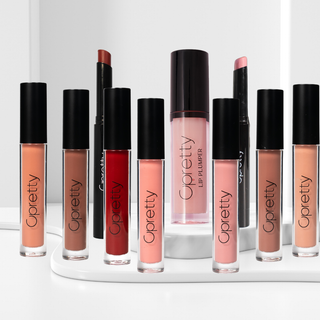 Collection of Gpretty lip plumpers on a white background