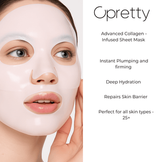 Bio - Collagen Radiance Sheet Mask - Opretty