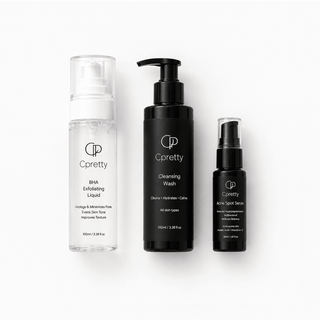 Clear Skin Bundle | BHA Toner, Deep Cleansing Wash & Spot Serum - Opretty