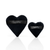 Large & Mini Heart Puffection Powder Puff Duo With Pouch - Opretty