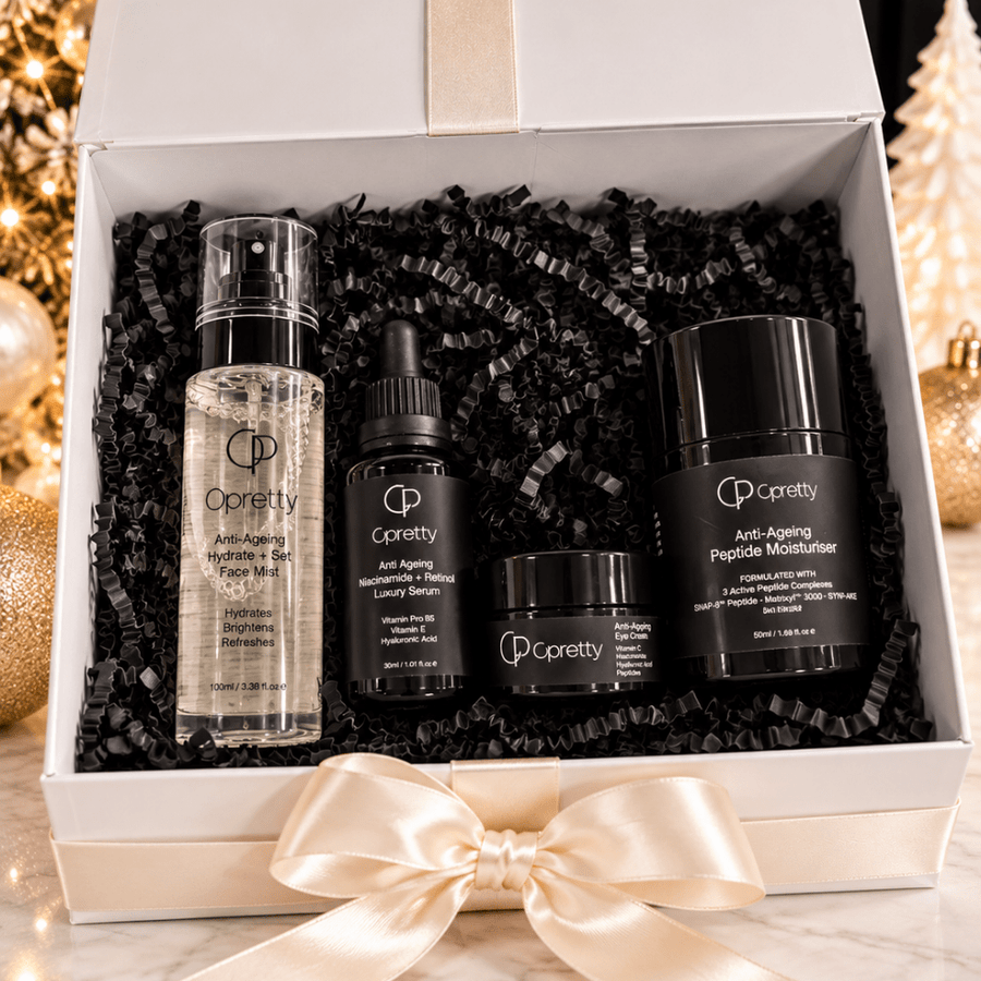 Christmas Anti ageing skincare Bundle with Peptide Moisturiser - Opretty