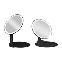LED Chargeable Desktop Travel Makeup Mirror With 3 Settings - Opretty